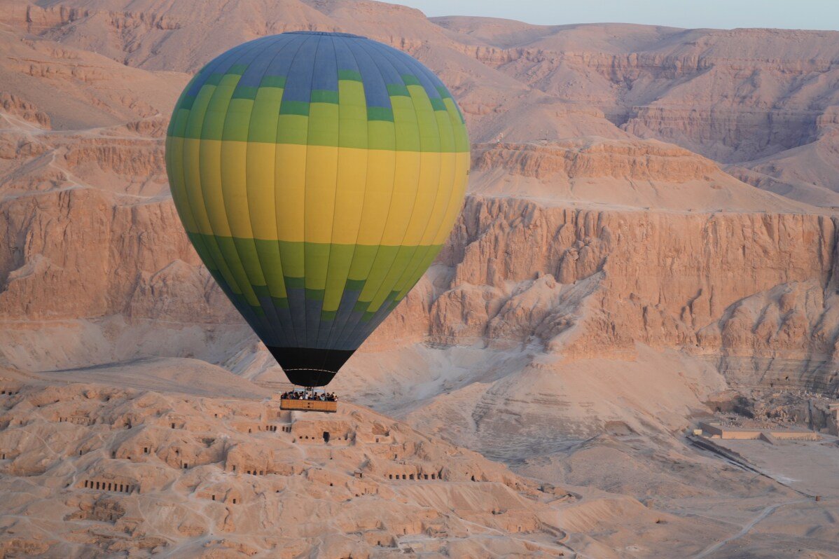 hot air balloon ride in Luxor Egypt